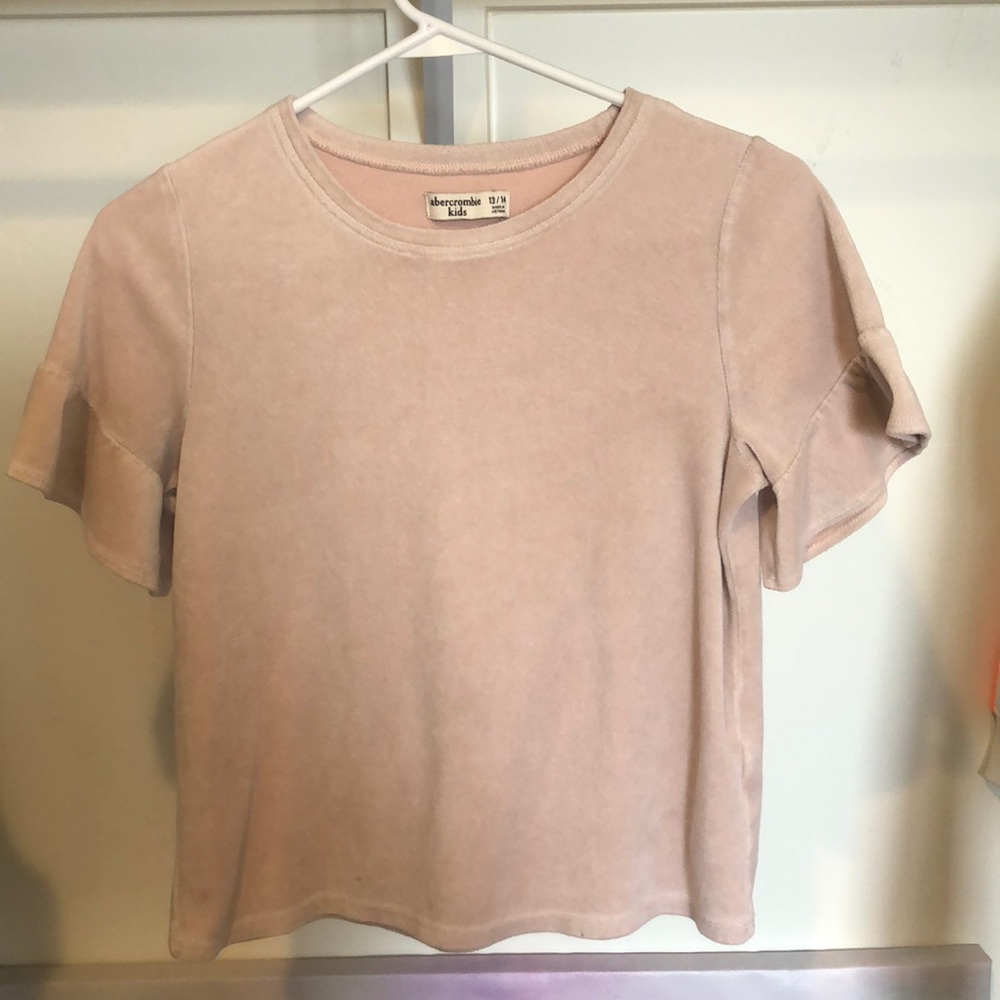 pink textured shirt